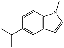 1H-Indole,1-methyl-5-(1-methylethyl)-(9CI) Struktur