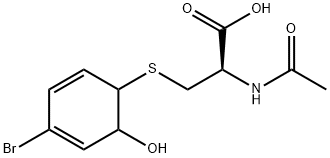 4,3-premercapturic acid Struktur