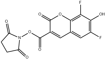 Pacific Blue SucciniMidyl Ester, 215868-33-0, 結(jié)構(gòu)式