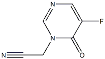 1(6H)-Pyrimidineacetonitrile,5-fluoro-6-oxo-(9CI) Struktur