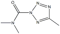 2H-Tetrazole-2-carboxamide,N,N,5-trimethyl-(9CI) Struktur