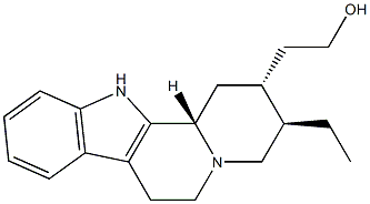 (-)-Dihydrocorynantheol Struktur