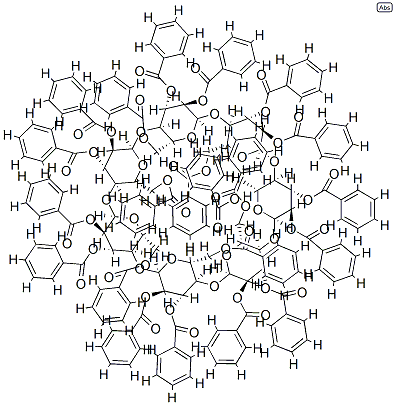 HEPTAKIS-(2 3 6-TRI-O-BENZOYL)-<BETA>-CY Struktur