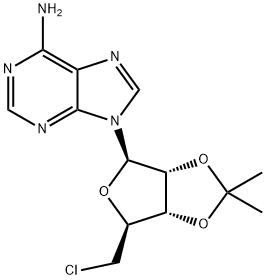 5′-Chloro-5′-deoxy-2′,3′-O-isopropylideneadenosine Struktur