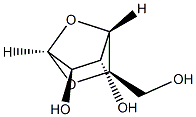 1,4-Anhydro-β-D-glucopyranose Struktur