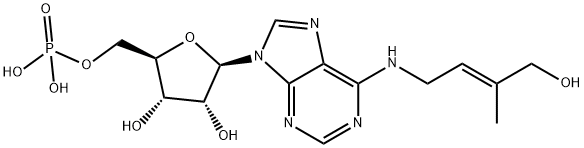 trans-ZEATIN RIBOSIDE-5'-MONOPHOSPHATE SODIUM SALT (ZMP) Struktur