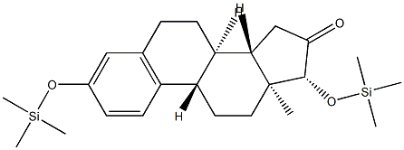 3,17β-Bis(trimethylsiloxy)-1,3,5(10)-estratrien-16-one Struktur