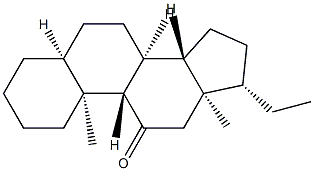 5β-Pregnan-11-one Struktur