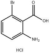 2-amino-6-bromobenzoic acid HCl Struktur