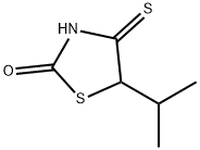 2,4-Thiazolidinedione,5-isopropyl-4-thio-(8CI) Struktur