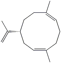 (+)-germacrene A Struktur