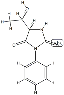 PHENYLTHIOHYDANTOIN-THREONINE) Struktur