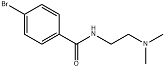 4-bromo-N-[2-(dimethylamino)ethyl]benzamide Struktur