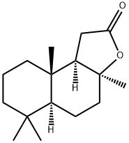 (3aS)-3aα,6,6,9aβ-Tetramethyl-3a,4,5,5aα,6,7,8,9,9a,9bα-decahydronaphtho[2,1-b]furan-2(1H)-one