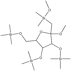 Methyl 1-O,3-O,4-O,6-O-tetrakis(trimethylsilyl)-α-D-fructofuranoside