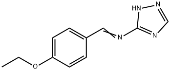 1H-1,2,4-Triazol-3-amine,N-[(4-ethoxyphenyl)methylene]-(9CI) Struktur