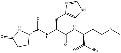 pGlu-L-His-L-Met-NH2 Struktur