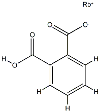 Phthalic acid 1-rubidium salt Struktur