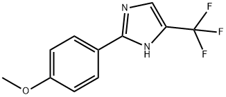 1H-IMidazole, 2-(4-Methoxyphenyl)-5-(trifluoroMethyl)- Struktur