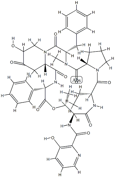 Staphylomycin S3 Struktur