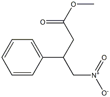 β-(NitroMethyl)benzenepropanoic Acid Methyl Ester Struktur