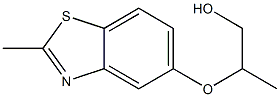 1-Propanol,2-[(2-methyl-5-benzothiazolyl)oxy]-(9CI) Struktur