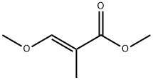 Methyl (E)-3-Methoxy-2-Methylpropenoate Struktur