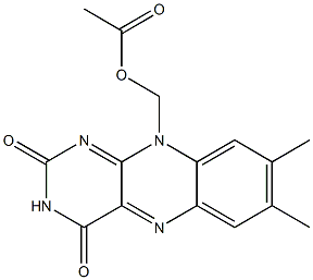 hydroxymethylflavin Struktur