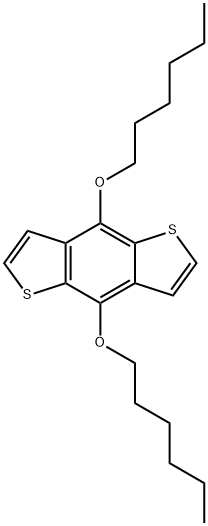 4,8-Bis(hexyloxy)benzo[1,2-b:4,5-b']dithiophene Structure