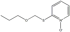 Pyridine,2-[(propoxymethyl)thio]-,1-oxide(6CI,7CI,9CI) Struktur