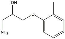 1-amino-3-(2-methylphenoxy)propan-2-ol Struktur