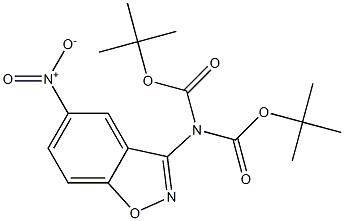 2-(5-Nitro-1,2-benzisoxazol-3-yl)iMidodicarbonic acid 1,3-bis(1,1-diMethylethyl) ester Structure