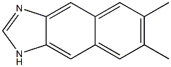 1H-Naphth[2,3-d]imidazole,6,7-dimethyl-(9CI) Struktur