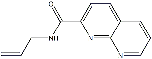 1,8-Naphthyridine-2-carboxamide,N-2-propenyl-(9CI) Struktur