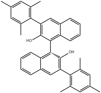 R-3,3'-bis(2,4,6-triMethylphenyl)-1,1'-Binaphthalene]-2,2'-diol Struktur