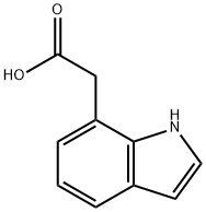 1H-Indole-7-aceticacid(9CI) Struktur