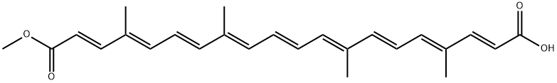 TRANS-BIXIN Struktur