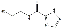 1H-1,2,4-Triazole-3-carboxamide,N-(2-hydroxyethyl)-(9CI) Struktur