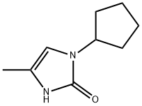 2H-Imidazol-2-one,1-cyclopentyl-1,3-dihydro-4-methyl-(9CI) Struktur