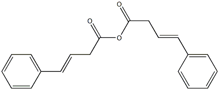 Bis(4-phenyl-3-butenoic)anhydride Struktur