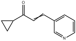 2-Propen-1-one,1-cyclopropyl-3-(3-pyridinyl)-(9CI) Struktur