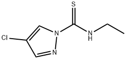 1H-Pyrazole-1-carbothioamide,4-chloro-N-ethyl-(9CI) Struktur