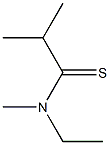 Propanethioamide,N-ethyl-N,2-dimethyl-(9CI) Struktur