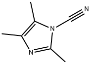 1H-Imidazole-1-carbonitrile,2,4,5-trimethyl-(9CI) Struktur