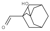 3-Hydroxytricyclo[3.3.1.13,7]decane-1-carboxaldehyde Struktur