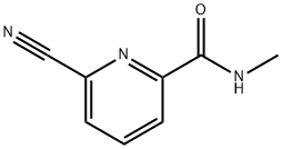 2-Pyridinecarboxamide,6-cyano-N-methyl-(9CI) Struktur