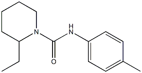 1-Piperidinecarboxamide,2-ethyl-N-(4-methylphenyl)-(9CI) Struktur