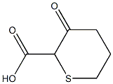 2H-Thiopyran-2-carboxylicacid,tetrahydro-3-oxo-(9CI) Struktur