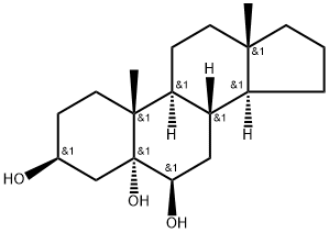 Androstane-3,5,6-triol,(3,5,6)-(9CI) Struktur