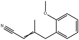 2-Butenenitrile,4-(2-methoxyphenyl)-3-methyl-(9CI) Struktur